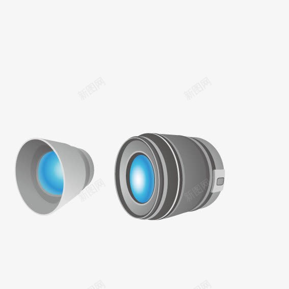 调焦镜头矢量图ai免抠素材_88icon https://88icon.com 照相机 调焦 镜头 矢量图