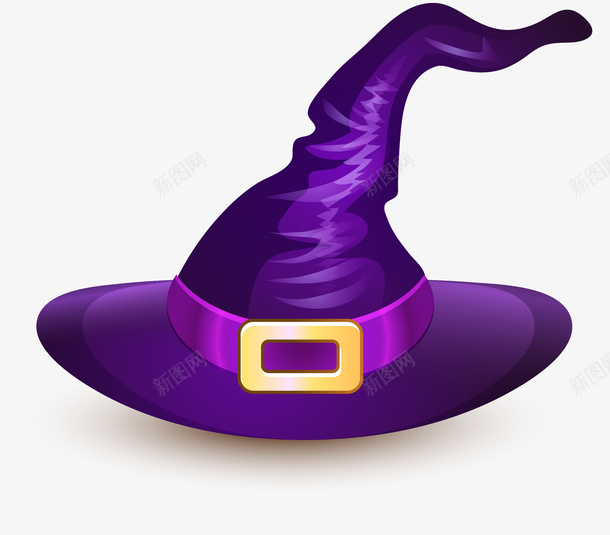 精美万圣节矢量图ai免抠素材_88icon https://88icon.com 万圣节 万圣节装饰 巫师帽 矢量图
