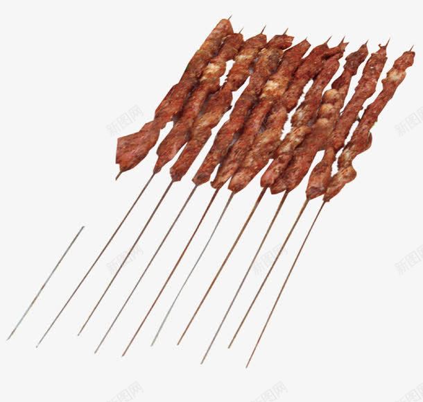 烤肉羊肉串png免抠素材_88icon https://88icon.com 烤肉 烧烤 羊肉串 肉食 食物