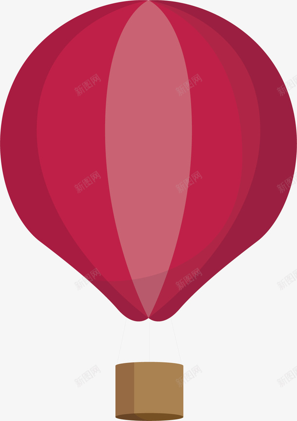 粉色的热气球矢量图ai免抠素材_88icon https://88icon.com 土耳其 条纹 气球 热气球 空气 粉色 矢量图