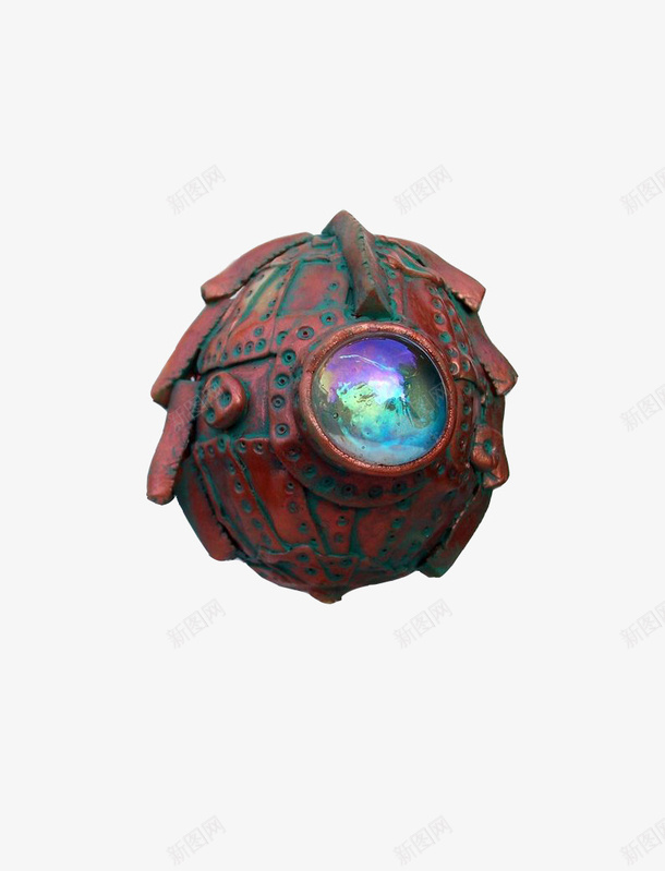 红色金属球宝石png免抠素材_88icon https://88icon.com 球状 红色金属 金属球素材