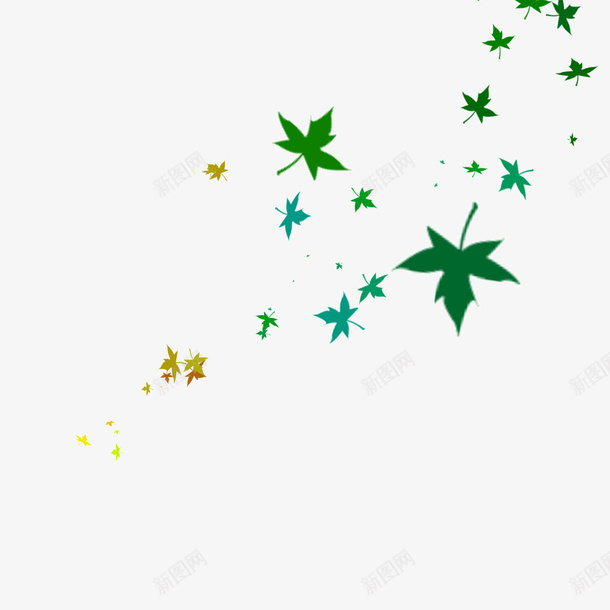 春夏新风尚秋冬树叶枫叶绿叶落叶绿色植物psd免抠素材_88icon https://88icon.com 新风尚 春夏秋冬 树叶 树叶飘 落叶