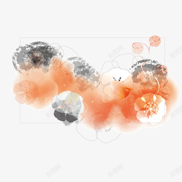 梦幻彩色花卉背景矢量图ai免抠素材_88icon https://88icon.com 彩色花卉矢量图 梦幻彩色花卉 梦幻彩色花卉背景免费png下载 矢量图