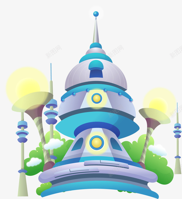 城堡卡通海报促销矢量图ai免抠素材_88icon https://88icon.com 卡通城堡 卡通海报 城堡 海报卡通 矢量图