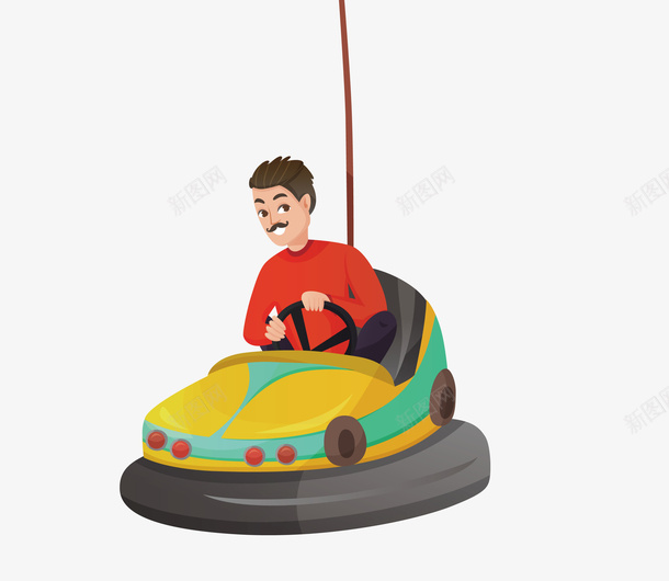 一个正在玩碰碰车的男孩矢量图eps免抠素材_88icon https://88icon.com 一个碰碰车 男孩 矢量男孩 矢量碰碰车 碰碰车 碰碰车PNG 矢量图