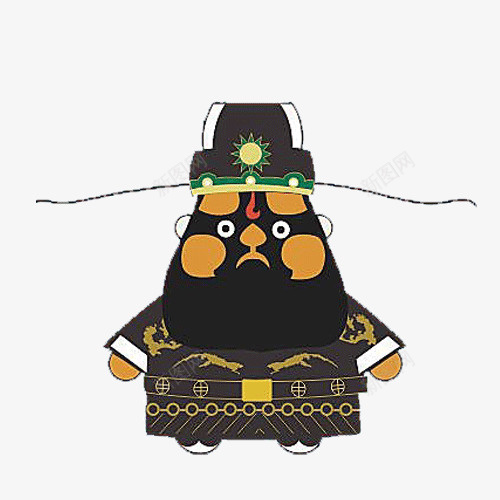 Q版包公png免抠素材_88icon https://88icon.com 包公 包拯 包青天 卡通 清廉