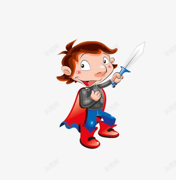 卡通拿刀骑士png免抠素材_88icon https://88icon.com 保护 战斗 手拿刀 拿刀 骑士