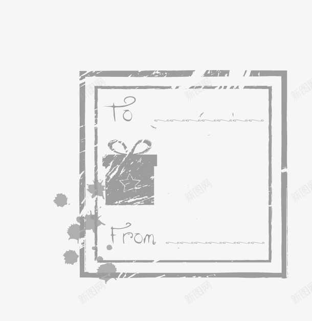 手绘圣诞节边框png免抠素材_88icon https://88icon.com png图形 png装饰 圣诞节 手绘 装饰 边框