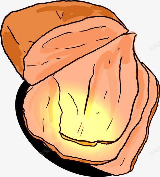 午餐肉矢量图ai免抠素材_88icon https://88icon.com 勾线 卡通 简笔画 食物 矢量图