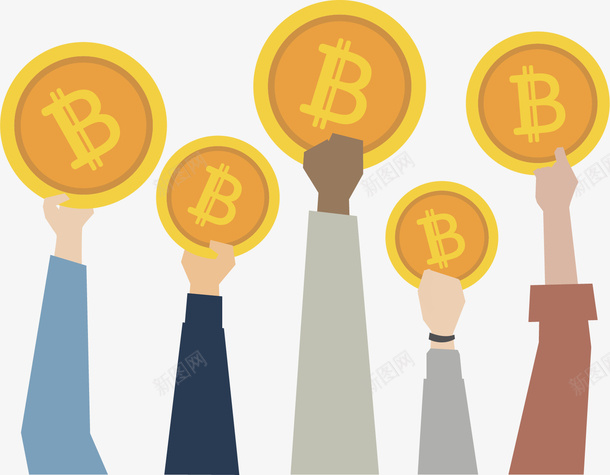 手里拿着比特币的人矢量图ai免抠素材_88icon https://88icon.com 手拿比特币 手拿金币 比特币 比特币装饰 矢量png 矢量图 金币 金融