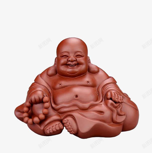 布袋弥勒佛png免抠素材_88icon https://88icon.com 产品实物 免费png图片 大肚佛 紫砂 茶宠 雕塑