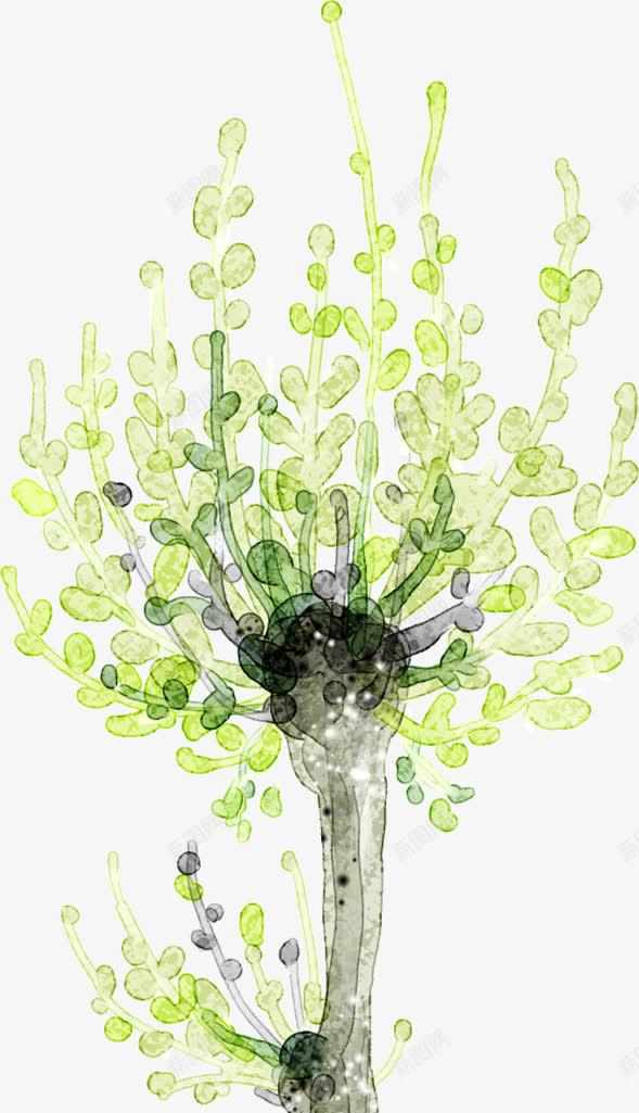 绿色清新叶子树png免抠素材_88icon https://88icon.com 卡通手绘树 卡通树 绿色树林 绿色清新叶子树
