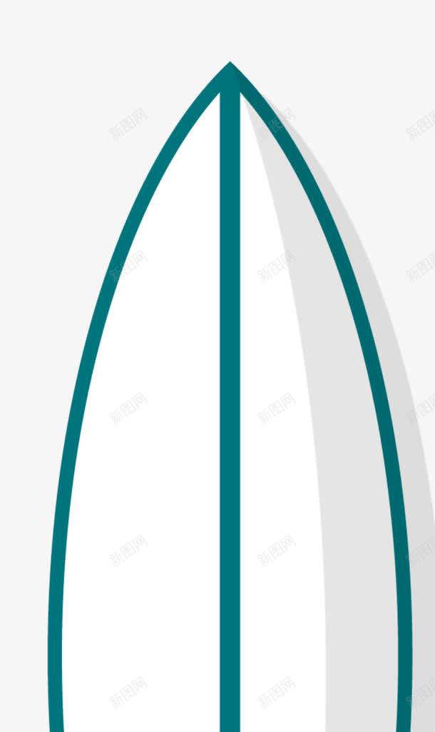 蓝色线条勾勒冲浪板png免抠素材_88icon https://88icon.com 划桨板 勾勒冲浪板 扁平冲浪板 板子 水上滑板 矢量冲浪板 线条 蓝色