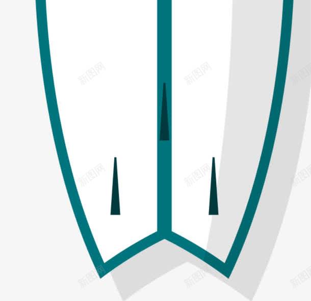 蓝色线条勾勒冲浪板png免抠素材_88icon https://88icon.com 划桨板 勾勒冲浪板 扁平冲浪板 板子 水上滑板 矢量冲浪板 线条 蓝色