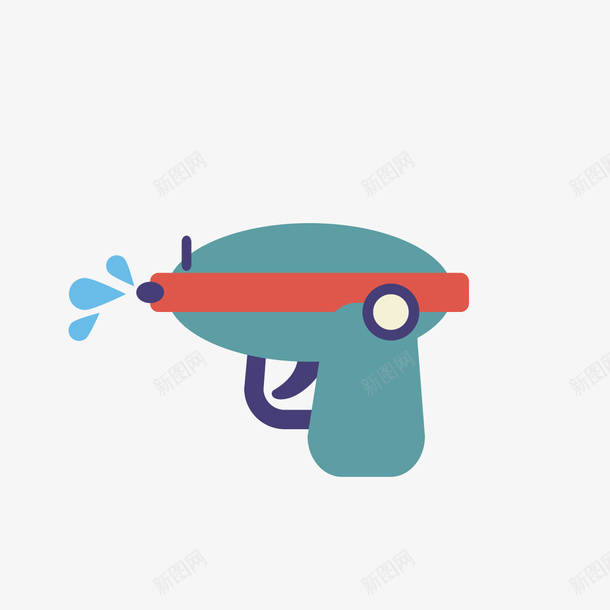 儿童玩具喷水枪卡通图png免抠素材_88icon https://88icon.com 儿童玩具 卡通 喷水手枪 手枪 手绘图 水滴