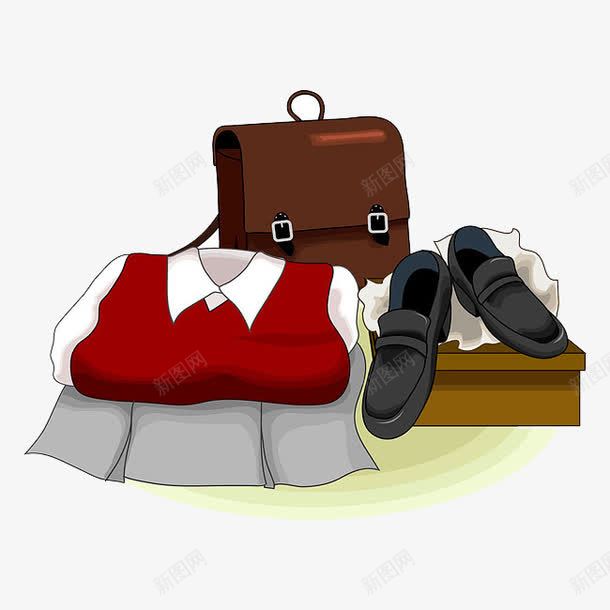 衣服鞋包png免抠素材_88icon https://88icon.com 包包 手绘画 矢量装饰 衣服 装饰 鞋子
