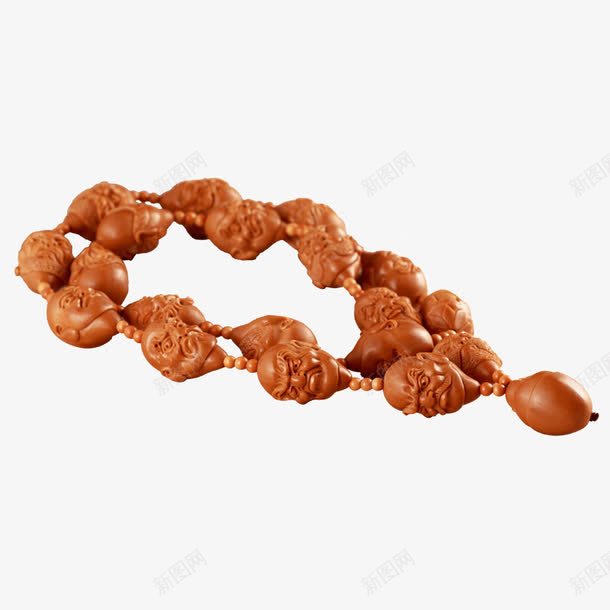 核雕手串实物图png免抠素材_88icon https://88icon.com 十八罗汉 手串 核雕手串 配饰 饰品