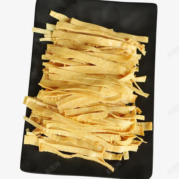 一碟豆腐皮png免抠素材_88icon https://88icon.com 产品实物 腐竹 豆腐皮
