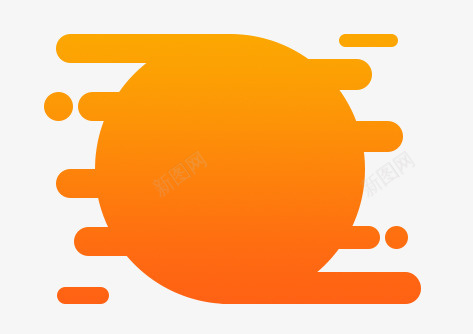 卡通手绘红日装饰psd免抠素材_88icon https://88icon.com 创意 动漫动画 卡通手绘 橙色 简约 红日 装饰