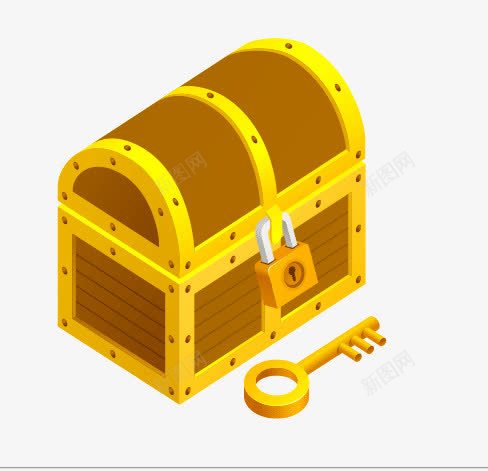 卡通png免抠素材_88icon https://88icon.com 卡通宝物盒 藏宝箱