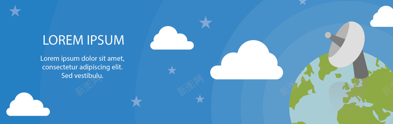 卡通太空童趣图矢量图ai设计背景_88icon https://88icon.com 卡通 太空 手绘 星球 海报banner 白云 童趣 简约 蓝色 矢量图