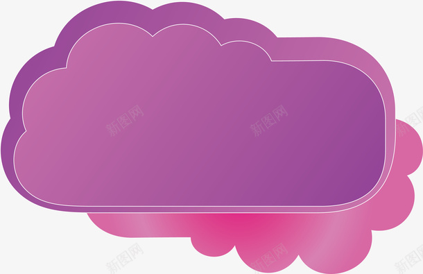 紫色花边标签矢量图eps免抠素材_88icon https://88icon.com 标签 标签图案 紫色 花边标签 矢量图