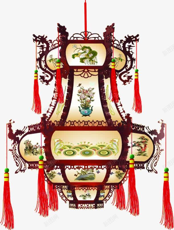 中国风吊灯装饰png免抠素材_88icon https://88icon.com 中国风 吊灯 装饰