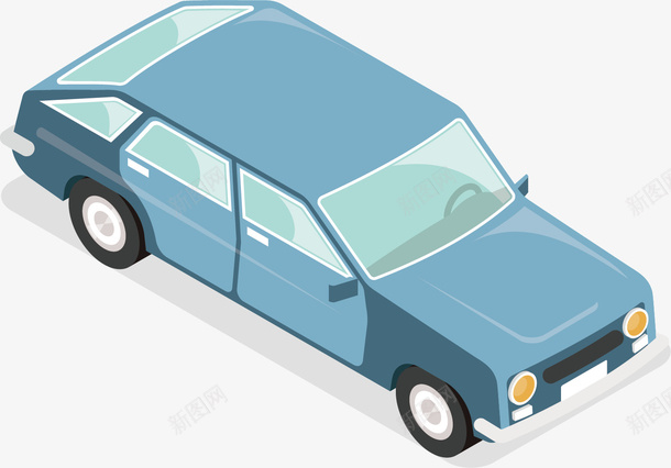 水彩蓝色轿车矢量图ai免抠素材_88icon https://88icon.com 创意 卡通 手绘 水彩 蓝色 设计 轿车 矢量图