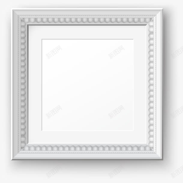 米白色简约画框png免抠素材_88icon https://88icon.com 图案 画框 简约 米白色 边框纹理