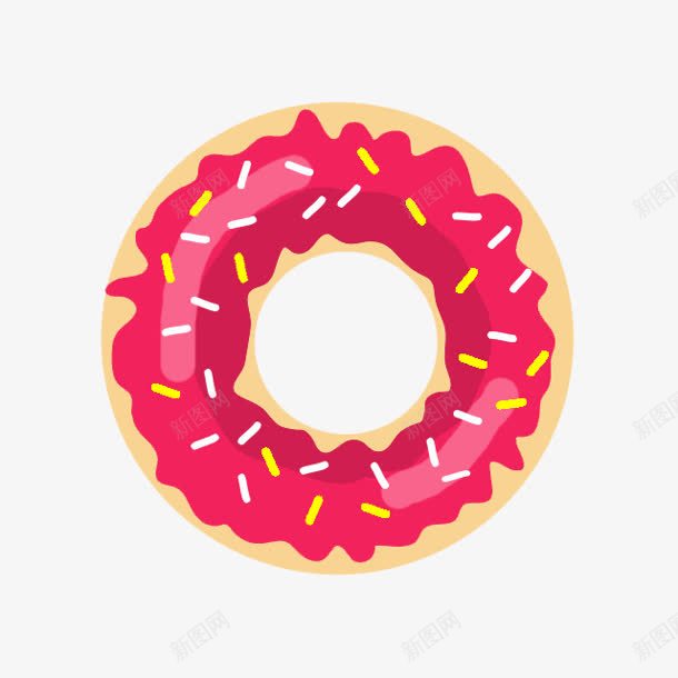卡通面包圈png免抠素材_88icon https://88icon.com 卡通 面包圈