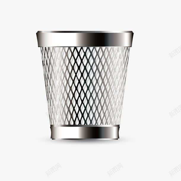 金属垃圾筐png免抠素材_88icon https://88icon.com 图案 垃圾筐 金属