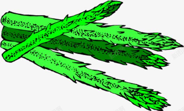卡通绿芦笋莴笋蔬菜插画png免抠素材_88icon https://88icon.com 健康美食 卡通 卡通笋 大棚 手绘 绿色 芦笋 莴笋 蔬菜