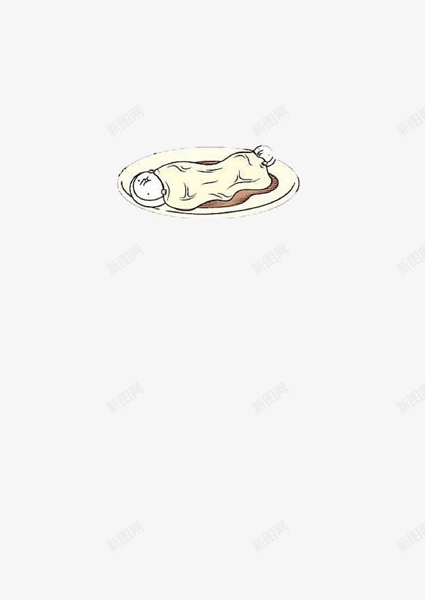 可爱卡通美食肠粉手绘装饰图案png免抠素材_88icon https://88icon.com 卡通 可爱 美食 肠粉 餐饮
