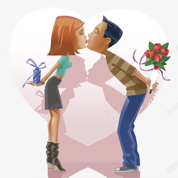 插图两人相爱倾心相吻png免抠素材_88icon https://88icon.com 倾心 倾慕 向往 喜欢 崇拜 矢量插图两人相爱倾心相吻 醉心