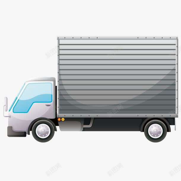 货物小货车矢量图eps免抠素材_88icon https://88icon.com 交通工具 交通运输 汽车 货运 运输汽车 矢量图