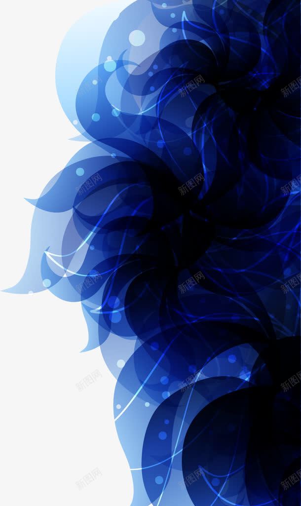 蓝色梦幻底纹矢量图eps免抠素材_88icon https://88icon.com 底纹 梦幻 花 花纹 蓝色 矢量图