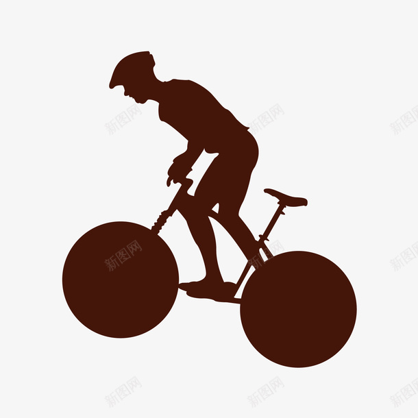 运动自行车矢量图ai免抠素材_88icon https://88icon.com 自行车 运动 矢量图