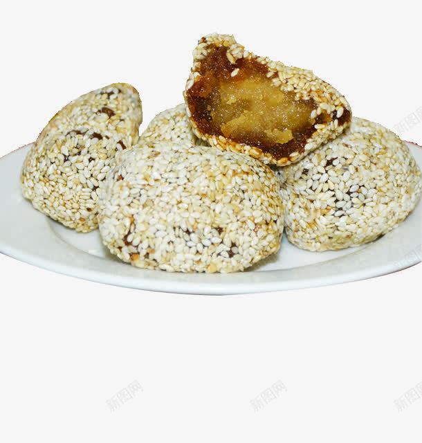 麻球糕点png免抠素材_88icon https://88icon.com 喜饼 煮饼糕点 特产 美食 麻球