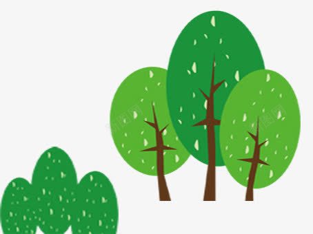 自然风景png免抠素材_88icon https://88icon.com 灌木树木童话风格