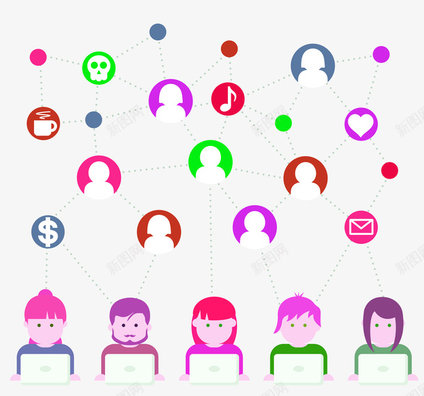 团队成员矢量图eps免抠素材_88icon https://88icon.com 团队 平面 成员 素材 矢量图