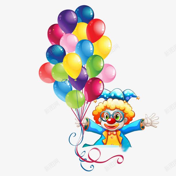 拿气球的小丑png免抠素材_88icon https://88icon.com joker 人物 小丑 拿起球