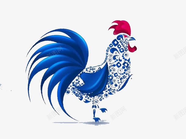 十二生肖鸡png免抠素材_88icon https://88icon.com 动物 十二生肖 艺术 象形 鸡