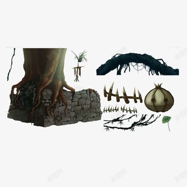游戏png免抠素材_88icon https://88icon.com 场景静物素材 游戏场景 游戏素材