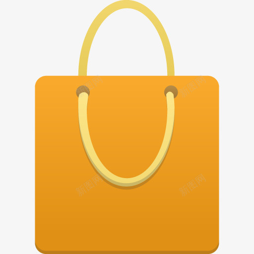 购物袋Flatastic第部分png免抠素材_88icon https://88icon.com bag orange shopping 橙色 袋 购物
