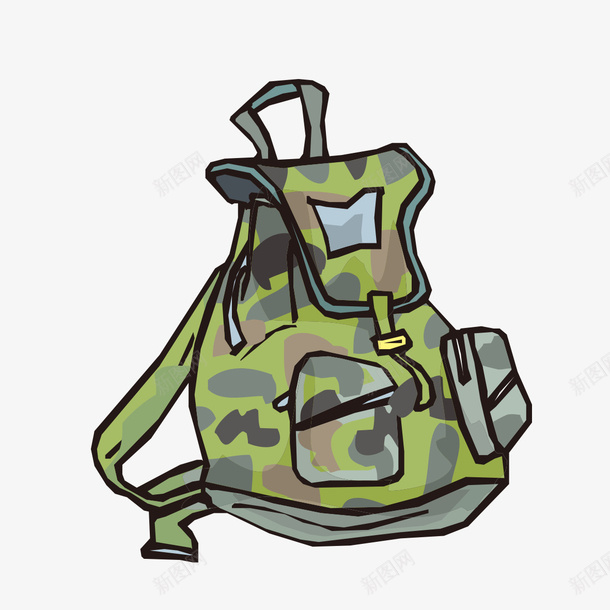 迷彩书案png免抠素材_88icon https://88icon.com 书包 图案 迷彩 迷彩书包图案