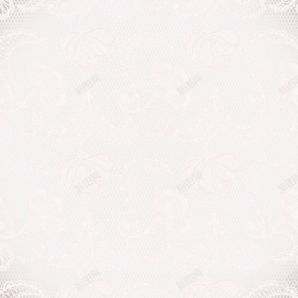 蕾丝花纹背景矢量图ai免抠素材_88icon https://88icon.com 白色 背景 花纹 蕾丝 矢量图