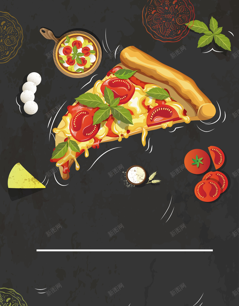 卡通披萨背景矢量图ai设计背景_88icon https://88icon.com 卡通 披萨 活动 海报 番茄 美食 背景 餐厅 矢量图