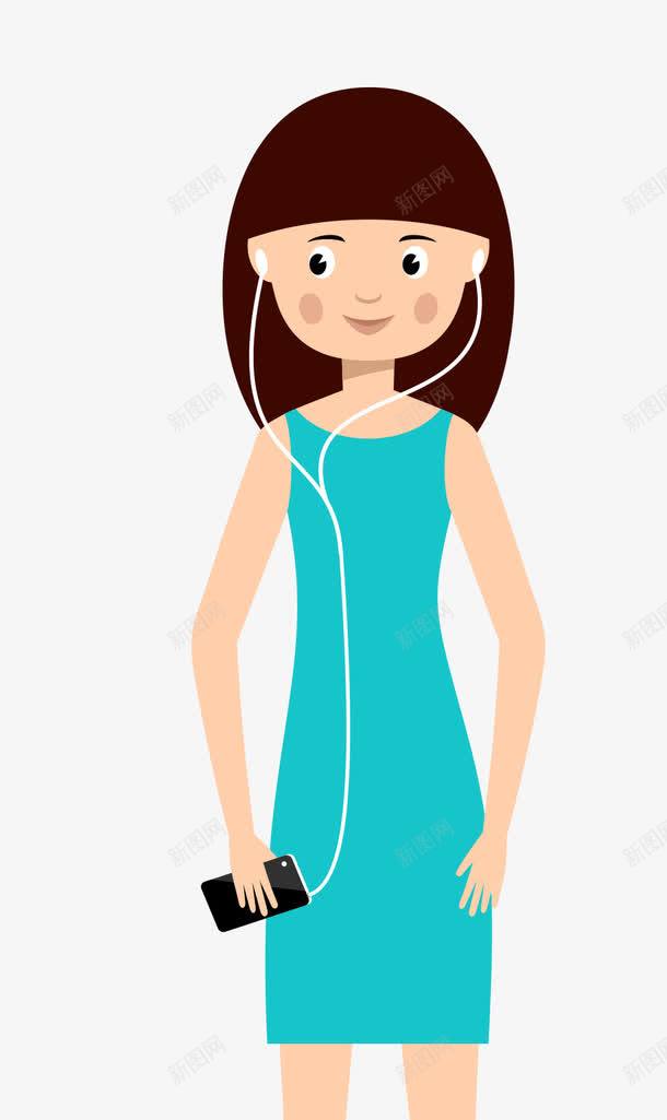听歌的人png免抠素材_88icon https://88icon.com 人 听歌 手机 耳机