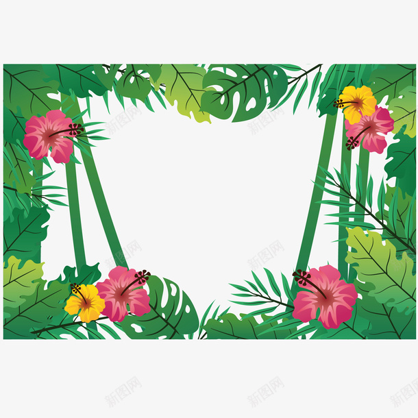 植物边框卡通矢量图ai免抠素材_88icon https://88icon.com 卡通 植物边框 装饰图案 边框 边框纹理 矢量图