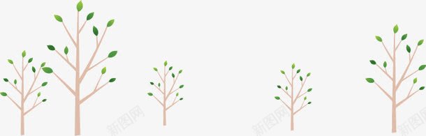 卡通春天清新小树png免抠素材_88icon https://88icon.com 卡通 小树 春天 清新